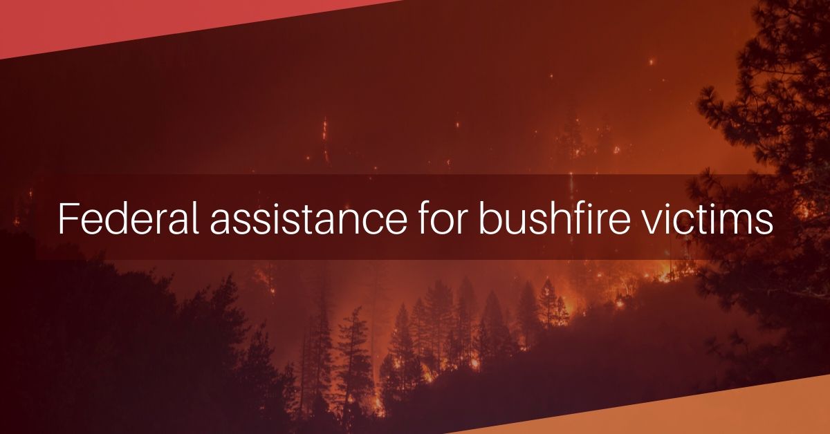 Help for those affected by Bushfires
